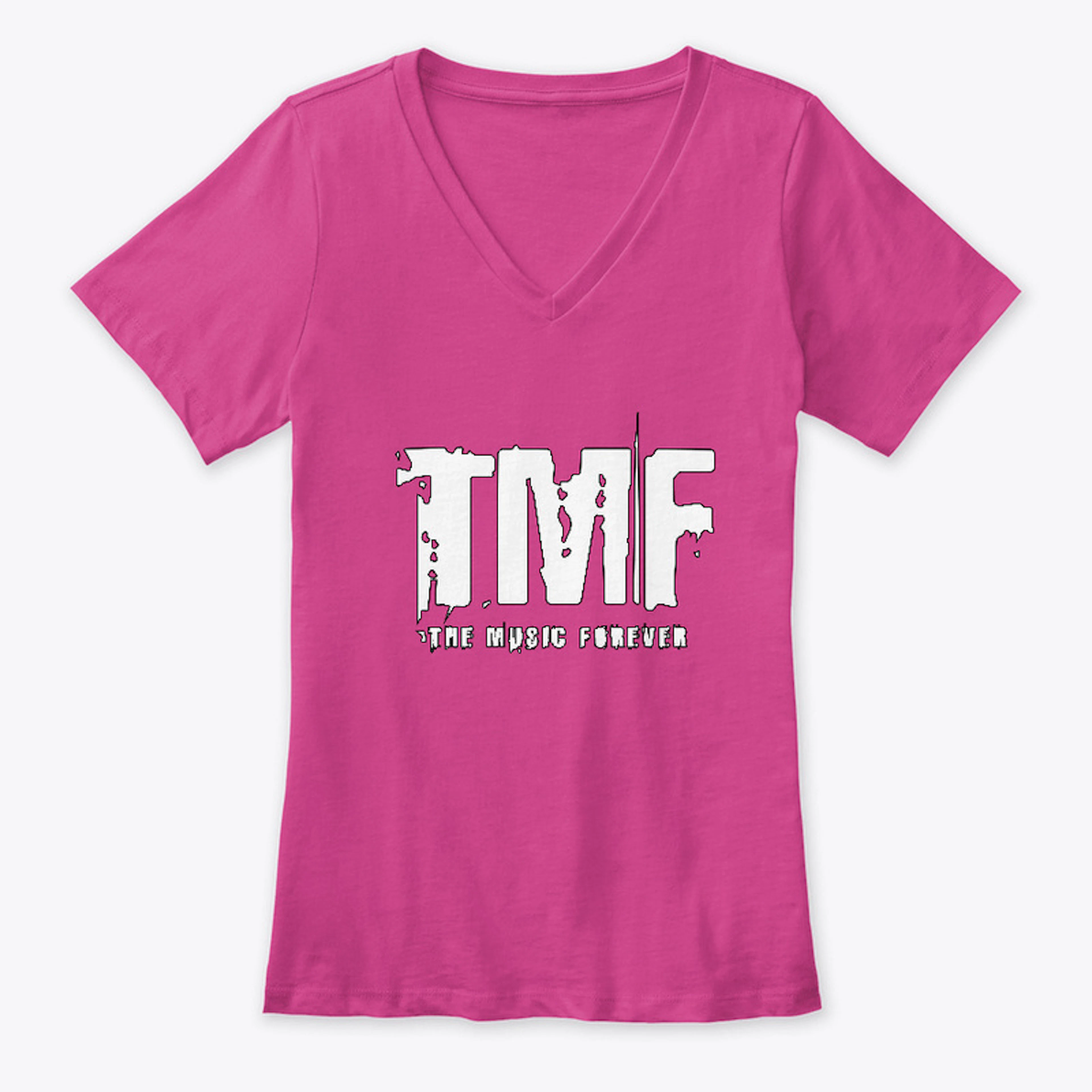 TMF Logo Women's Premium V-Neck Tee